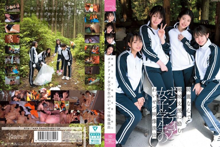 綺麗な心で地域支援に励むボランティア女子学生のわいせつ映像流出