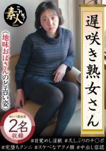 遅咲き熟女さん 見たくないですか? 地味なおばさんのどエロい姿26